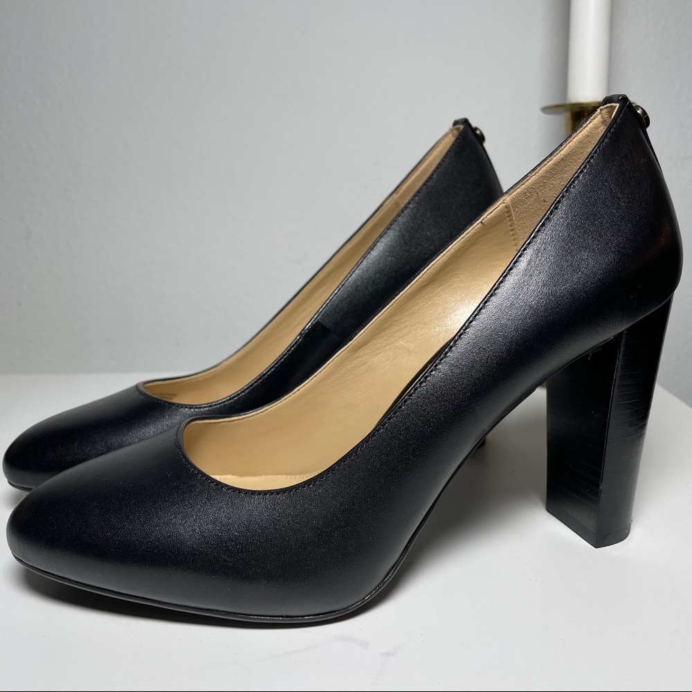 Michael Kors Black Leather Pumps